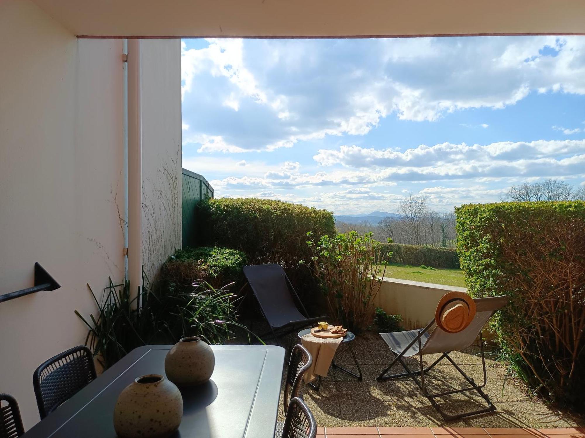 아르캉그 T1 Bis Avec Piscine Vue Golf Et Montagnes 아파트 외부 사진