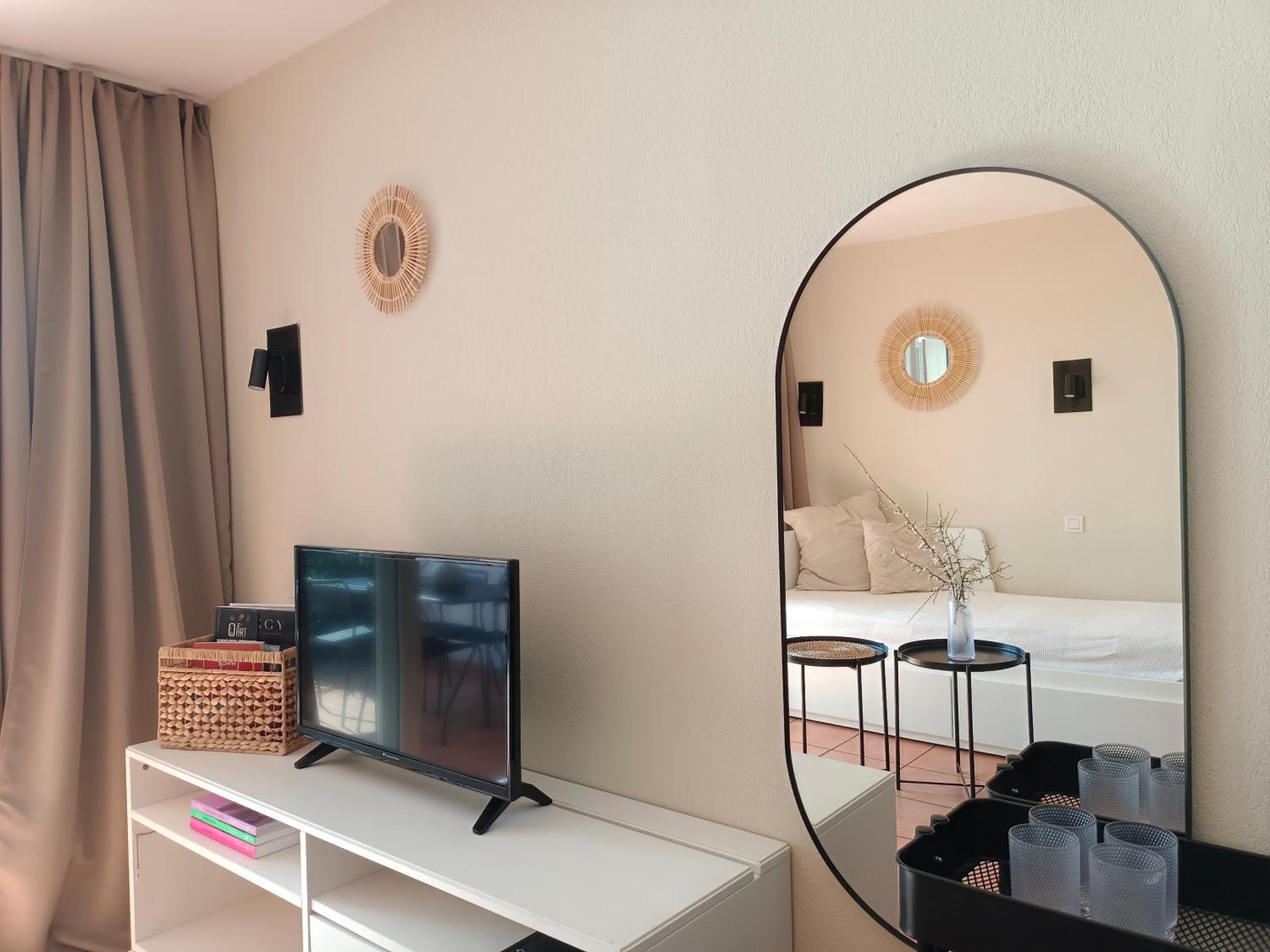 아르캉그 T1 Bis Avec Piscine Vue Golf Et Montagnes 아파트 외부 사진