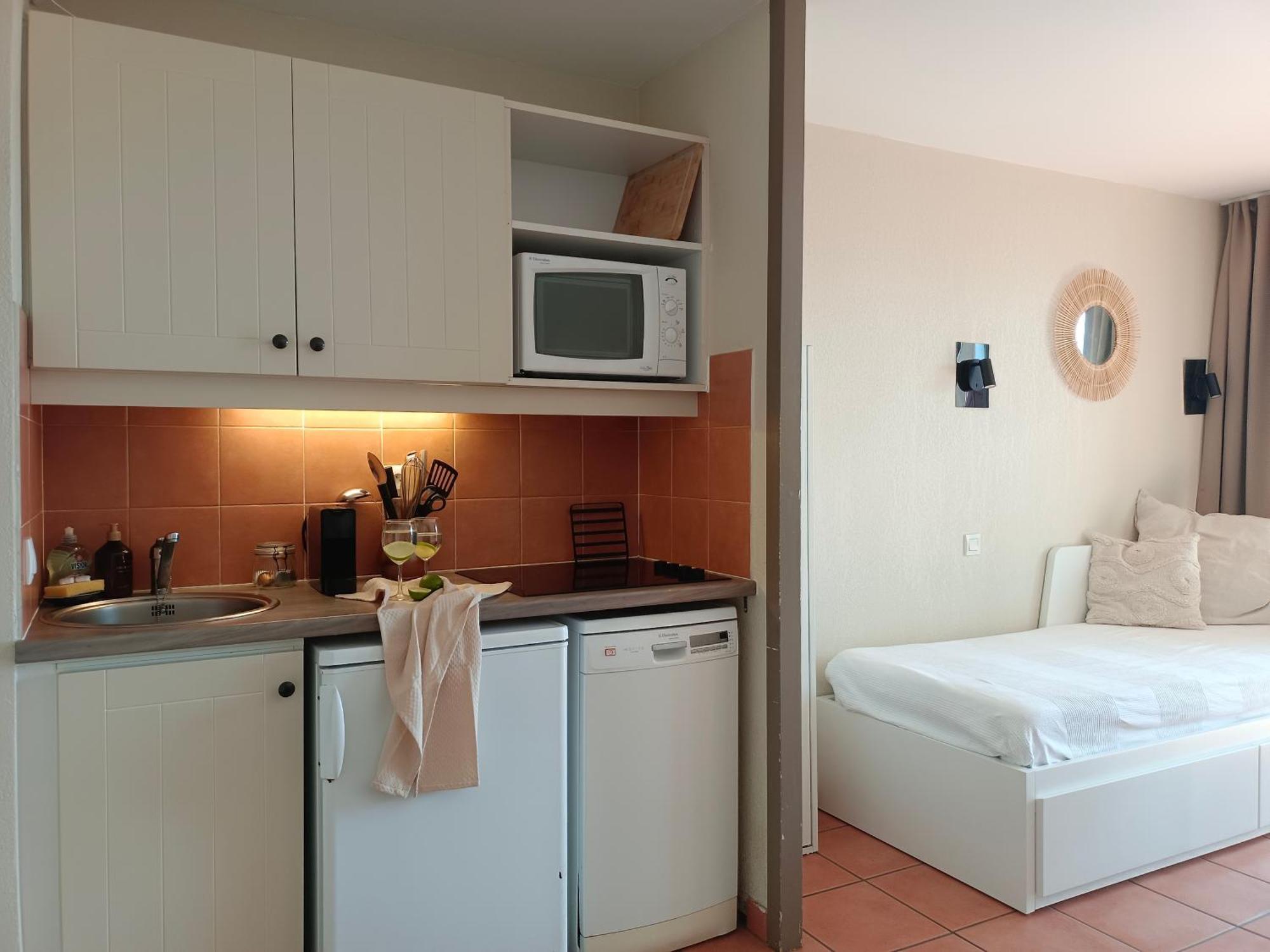 아르캉그 T1 Bis Avec Piscine Vue Golf Et Montagnes 아파트 외부 사진